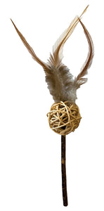 Croci Euphoria Kattenhengel Matatabi Bal Met Veren 11 CM