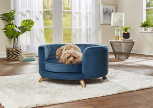 Enchanted Pet Enchanted Hondenmand / Sofa Rosie Peacock Blauw 68,5X68,5X35,5 CM