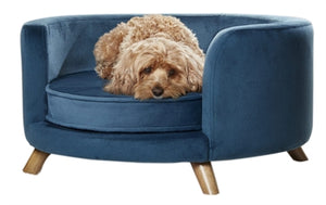 Enchanted Pet Enchanted Hondenmand / Sofa Rosie Peacock Blauw 68,5X68,5X35,5 CM