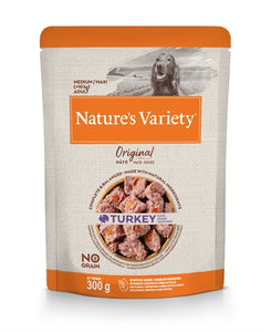 Natures Variety Original Adult Medium / Maxi Pouch Turkey No Grain 300 Gr
