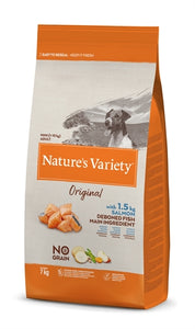 Natures Variety Original Adult Mini Salmon No Grain 7 Kg