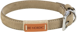 Trixie Halsband Hond Be Nordic Leer Zand Beige 55X3 CM