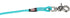 Trixie Hondenriem Sleeplijn Rond Met Trigger Snap Haak Oceaan Blauw 5 MTRX0,6 CM