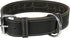 Trixie Halsband Hond Rustic Vetleer Heartbeat Zwart 47-55X4 Cm
