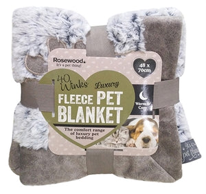 Rosewood Luxury Fleece Deken 70X48 CM