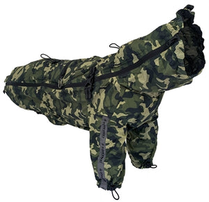 Croci Regenjas Hiking Go Mimetic Camouflage Groen 60 CM