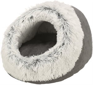 Trixie Kattenmand Iglo Harvey Grijs / Wit-Zwart 41X35X26 Cm