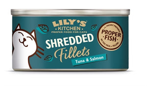 Lily's Kitchen Tuna / Salmon Shredded Fillets 24X70 GR