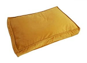 Madison Friends Hondenkussen Lounge Velvet Geel 100X68 CM