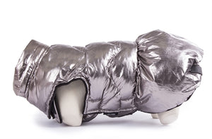 Martin Hondenjas Elite Lame Zilverkleurig Waterafstotend 40 CM