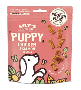 Lily's Kitchen Chicken / Salmon Nibbles Voor Puppies 70 GR
