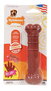 Nylabone Textured Dura Chew Beef Jerkey Voor Harde Bijters TOT 16 KG