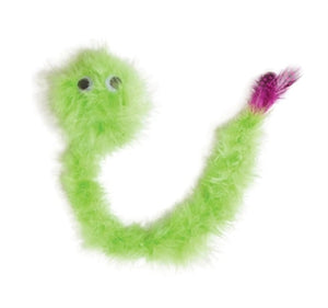Jw Cataction Featherlite Boa Squeaky Met Catnip 30,5X11X4 CM