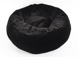 Foeiii Hondenmand Cozy Pluche Relax Donut Zwart 60X22X22 CM