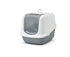 Savic Kattenbak Nestor Jumbo Koudgrijs / Wit 66,5X48,5X46,5 Cm