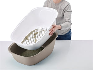 Savic Kattenbak Reina Sift Warmgrijs 64X46X48 Cm