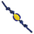 Kong Jaxx Brights Ball+Touw Assorti 30,5X6,5X6,5 CM