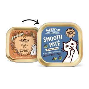 Lily's Kitchen Cat Smooth Pate Turkey / Duck 19X85 GR