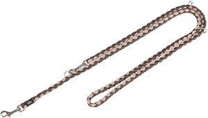 Trixie Hondenriem Cavo Verstelbaar Bruin / Beige S-M 200X1,2 CM