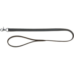 Trixie Hondenriem Rustic Vetleer Grijs 100X2,5 CM