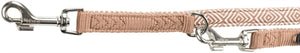 Trixie Hondenriem Boho Ruiten Verstelbaar Premium Met Neopreen Karamel M-L 200X2 CM