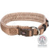 Trixie Halsband Hond Boho Extra Breed Met Ruit Karamel S-M 35-42X1,5 CM