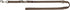 Trixie Hondenriem Verstelbaar Premium Tweelaags Bruin XS-S 200X1,5 CM