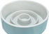 Trixie Voerbak Slowfeeding Keramiek Grijs / Blauw 17X17 Cm 900 Ml