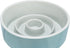 Trixie Voerbak Slowfeeding Keramiek Grijs / Blauw 17X17 CM 900 ML