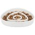 Trixie Voerbak Slowfeeding Kunststof / Tpr Grijs 15X15 Cm 350 Ml
