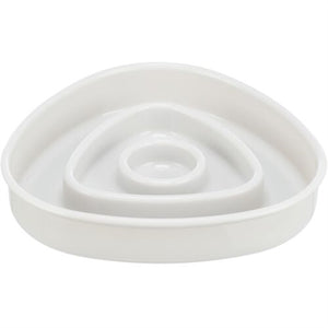 Trixie Voerbak Slowfeeding Kunststof / Tpr Grijs 15X15 Cm 350 Ml