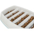 Trixie Voerbak Slowfeeding Kunststof / Tpr Grijs 21X14 Cm 250 Ml