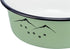 Trixie Voerbak Drinkbak Emaille / Rvs Groen 21X21 CM 1,9 LTR