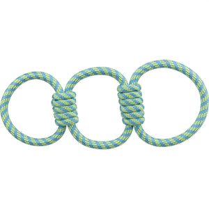 TRIXIE AQUATOY TOUW TREKSPEELTJE RINGEN POLYESTER GEEL / GROEN