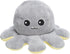 Trixie Octopus Omkeerbaar Pluche Grijs / Geel 19 Cm