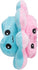 Trixie Octopus Omkeerbaar Pluche Grijs / Geel 19 Cm