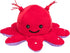 Trixie Octopus Omkeerbaar Pluche Rood / Paars 35 CM