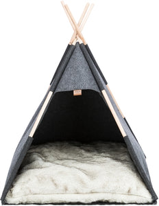 Trixie Schuilplaats Tipi Vilt Antraciet 70X70X70 Cm
