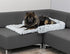 Trixie Sofa Bed Harvey Meubelbeschermer Hoekig Wit / Zwart 80X130 CM