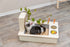Trixie Voederstation Met Voerbak / Waterbak / Hooiruif Hout Naturel 70X47X41 Cm