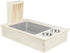 Trixie Voederstation Met Voerbak / Waterbak / Hooiruif Hout Naturel 70X47X41 Cm