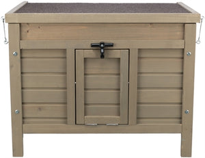 Trixie Natura Knaagdierhuis Grijsgroen 60X50X47 CM