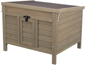 Trixie Natura Knaagdierhuis Grijsgroen 60X50X47 CM