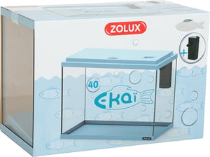 Zolux Aquarium Ekaï 40 Blauw 24 LTR 40X20X28 CM