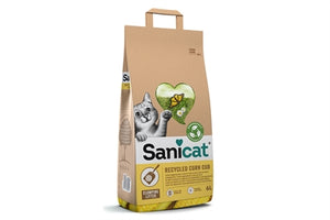Sanicat Recycled Corn Cob Kattenbakvulling 6 LTR