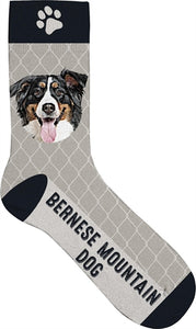 Plenty Gifts Sokken Berner Sennerhond Grijs 33-38