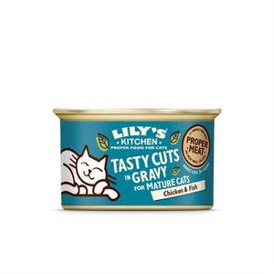 Lily's Kitchen Cat Mature Chicken / Fish Tasty Cuts In Gravy 24X85 GR