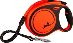 Flexi Rollijn Xtreme Tape Zwart / Oranje L 8 Mtr