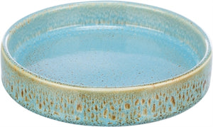 Trixie Voerbak / Drinkbak Keramiek Blauw 15X15 Cm 250 Ml