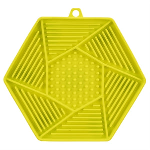 Trixie Lick'n'snack Mat Met Zuignappen Siliconen Salie 17 Cm